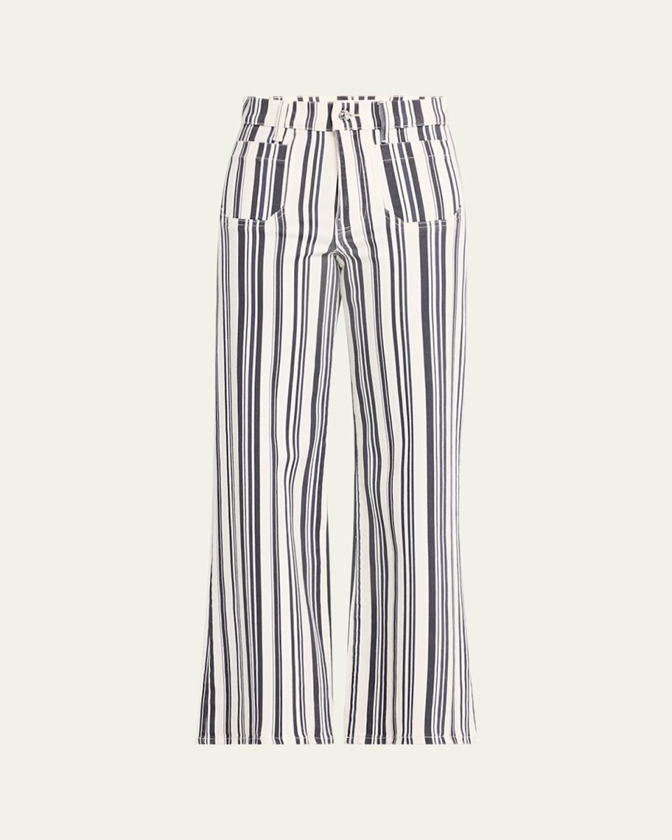Le Slim Palazzo Modernist Pocket Jeans